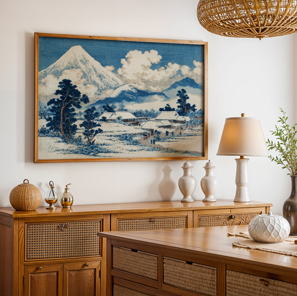 Japanese Painting in a Lifestyle Setting