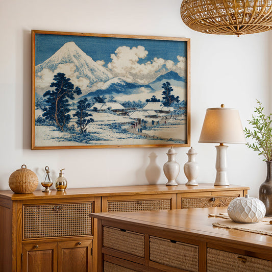 Japanese Painting in a Lifestyle Setting