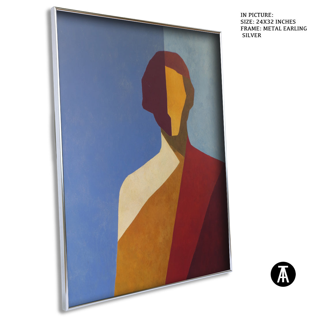 Artwork in Metal Earling Silver Frame