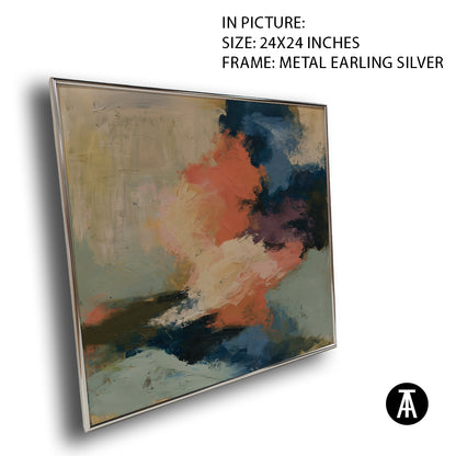 Artwork in Metal Earling Silver Frame