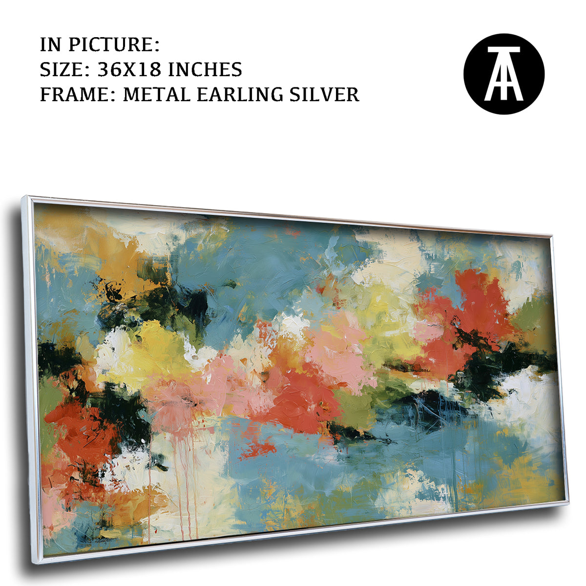 Artwork in Metal Earling Silver Frame
