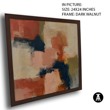 Artwork in Dark Walnut Frame