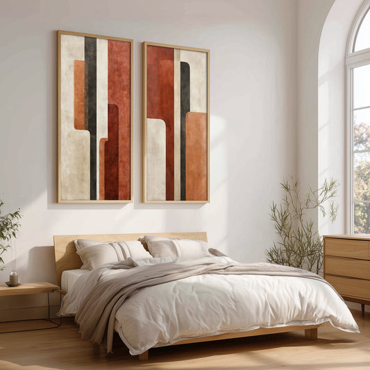 Abstract Artwork Set in a Lifestyle Setting