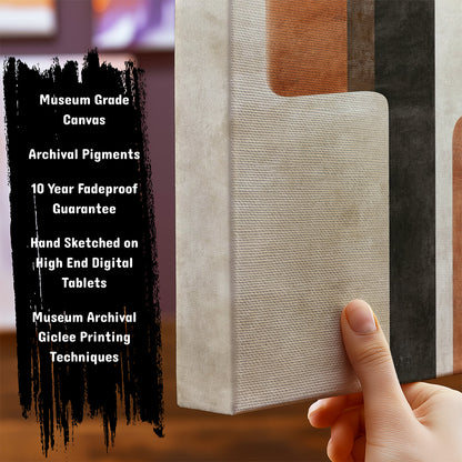 Information about Abstract Canvas Art Print