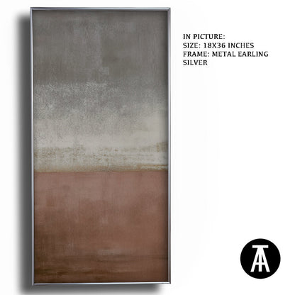 Artwork in Metal Earling Silver Frame