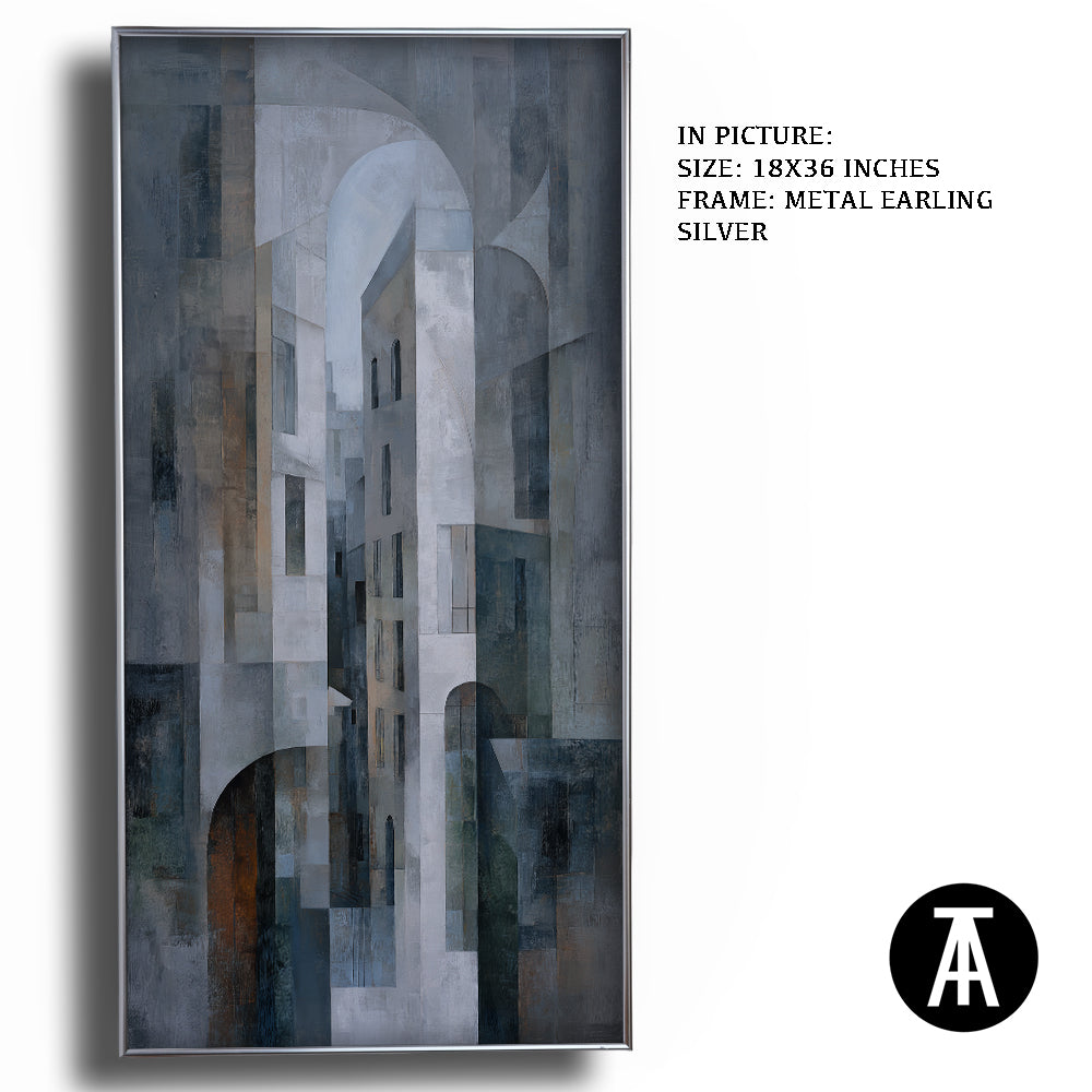 Artwork in Metal Earling Silver Frame