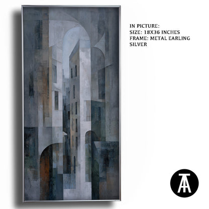 Artwork in Metal Earling Silver Frame