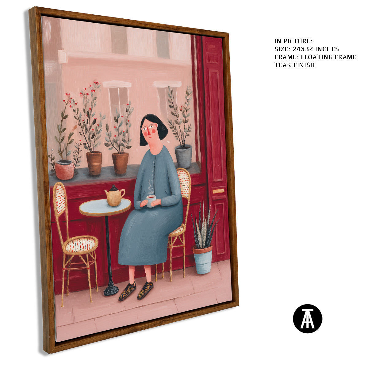 Artwork in Floating Frame