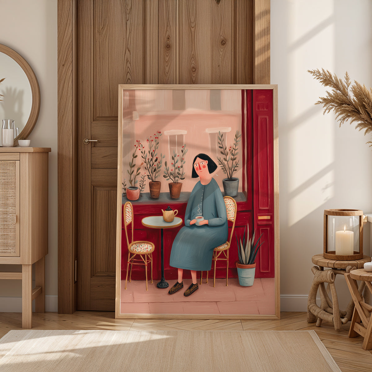 Painting in a Lifestyle Setting