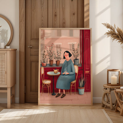 Painting in a Lifestyle Setting