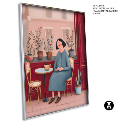 Artwork in Metal Earling Silver Frame