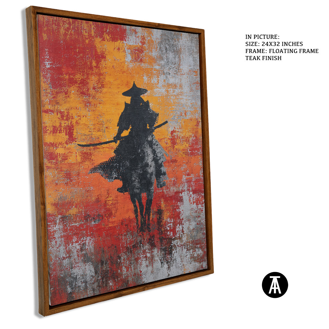 Sample Artwork in Floating Frame