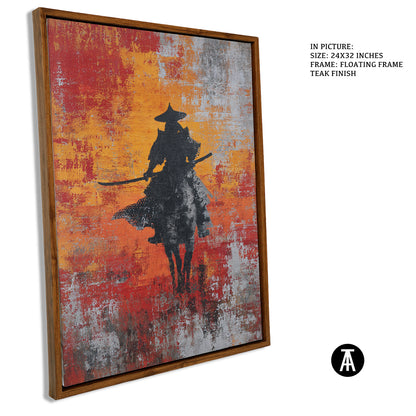 Sample Artwork in Floating Frame