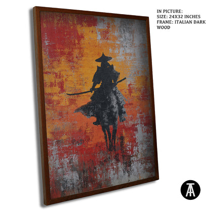 Sample Artwork in Italian Wood Framing Dark