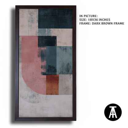 Artwork in Metal Champagne Gold Frame