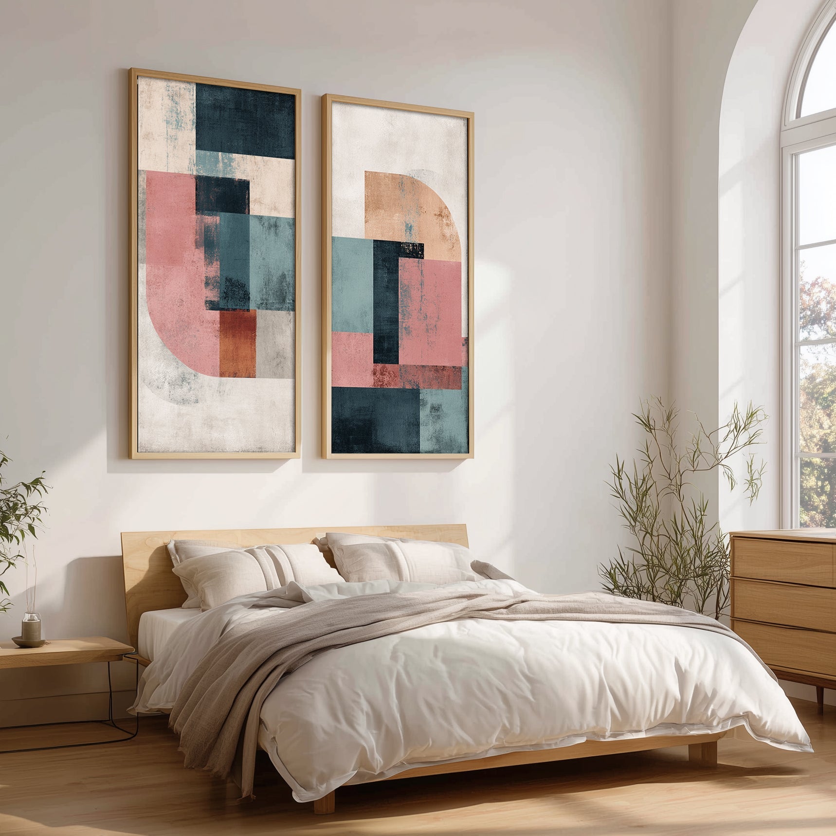 Abstract Artwork Set in a Lifestyle Setting