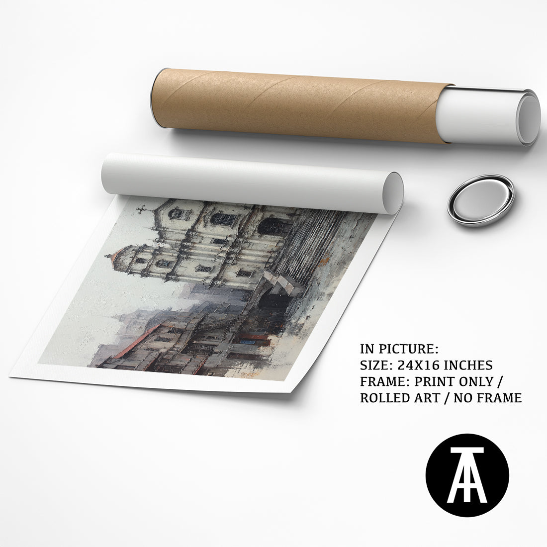Artwork as Print Only / Rolled Art