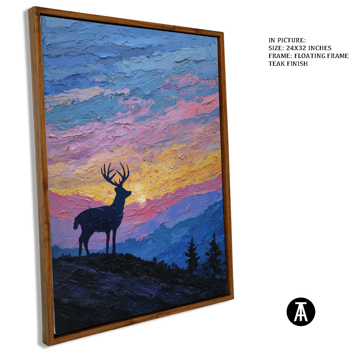 Artwork in Floating Frame