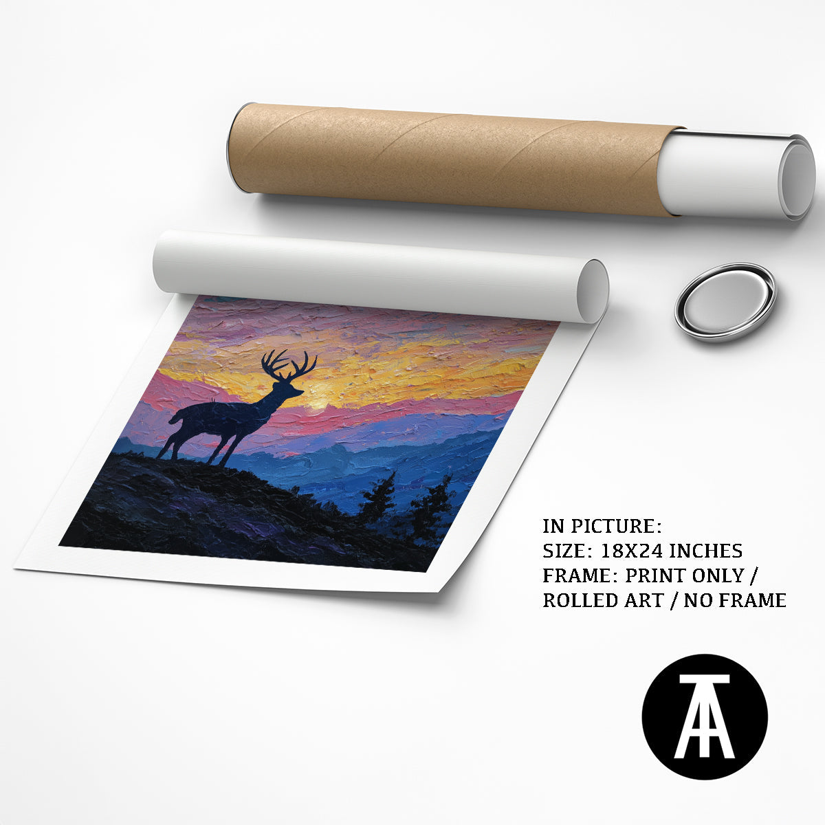 Artwork as Print Only or Rolled Art