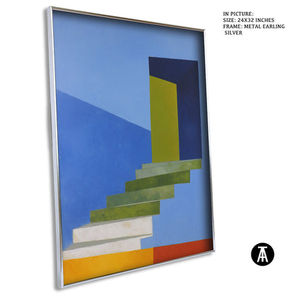 Artwork in Metal Earling Silver Frame