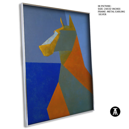 Artwork in Metal Earling Silver Frame