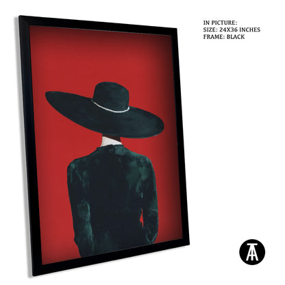 Sample Artwork in Black Frame