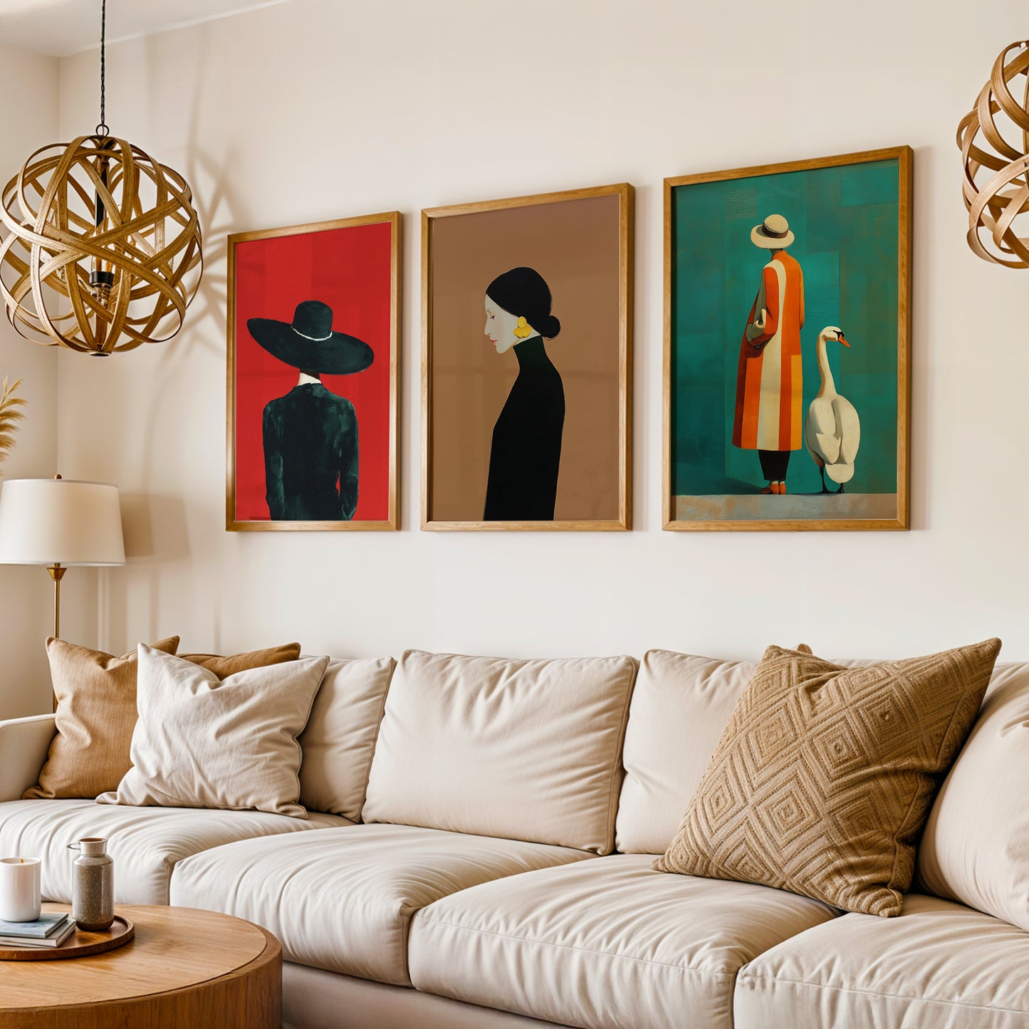 Gallery Wall Set in Lifestyle Setting