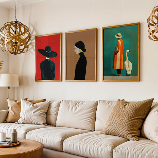 Gallery Wall Set in Lifestyle Setting