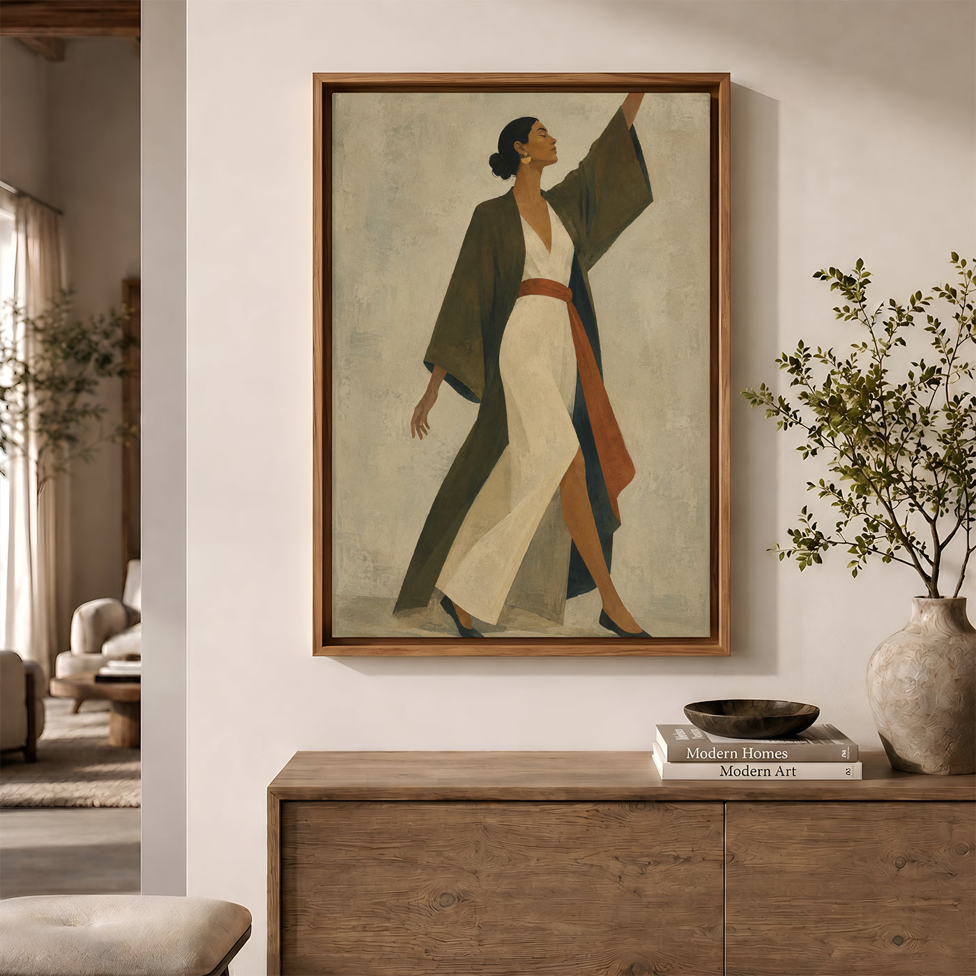 Painting in a Lifestyle Setting