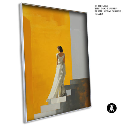 Artwork in Metal Earling Silver Frame