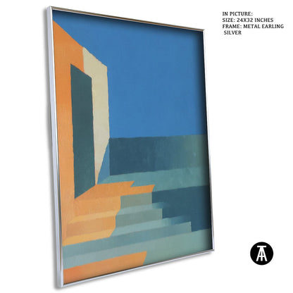 Artwork in Metal Earling Silver Frame