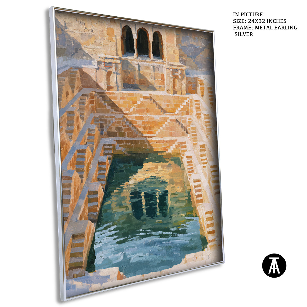 Artwork in Metal Earling Silver Frame