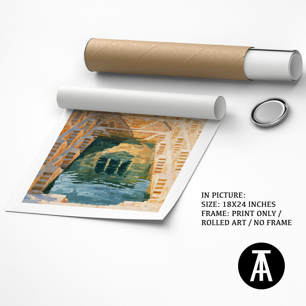 Artwork as Print Only / Rolled Art