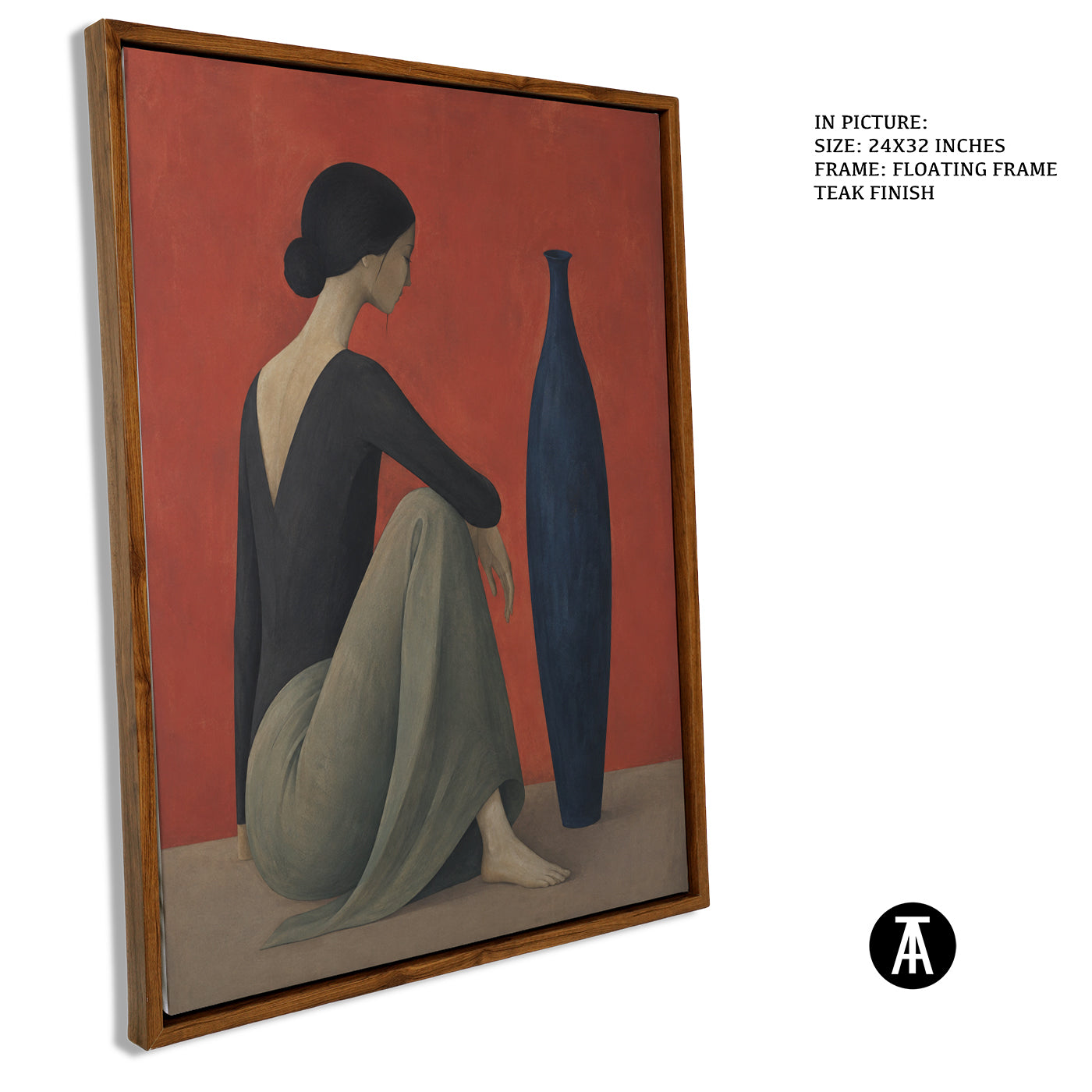 Artwork in Floating Frame