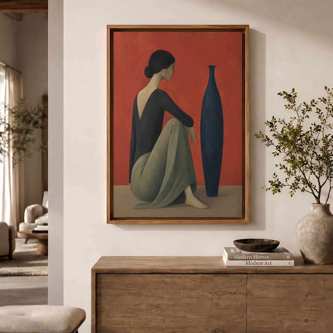 Painting in a Lifestyle Setting