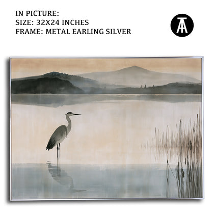 Artwork in Metal Earling Silver Frame