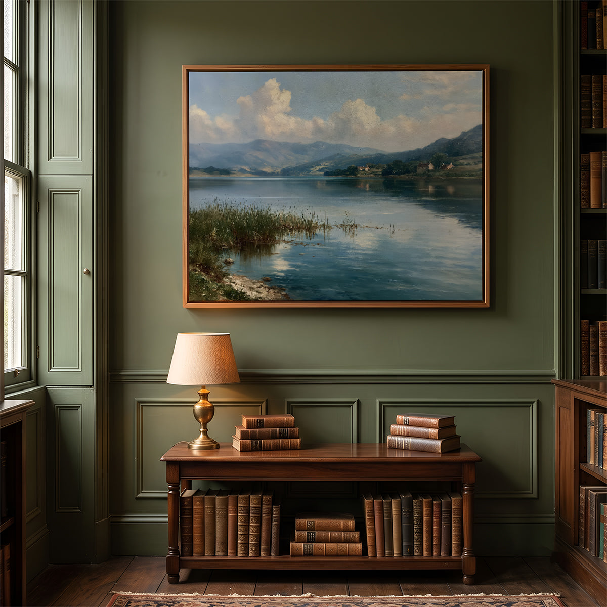 Painting in a Lifestyle Setting