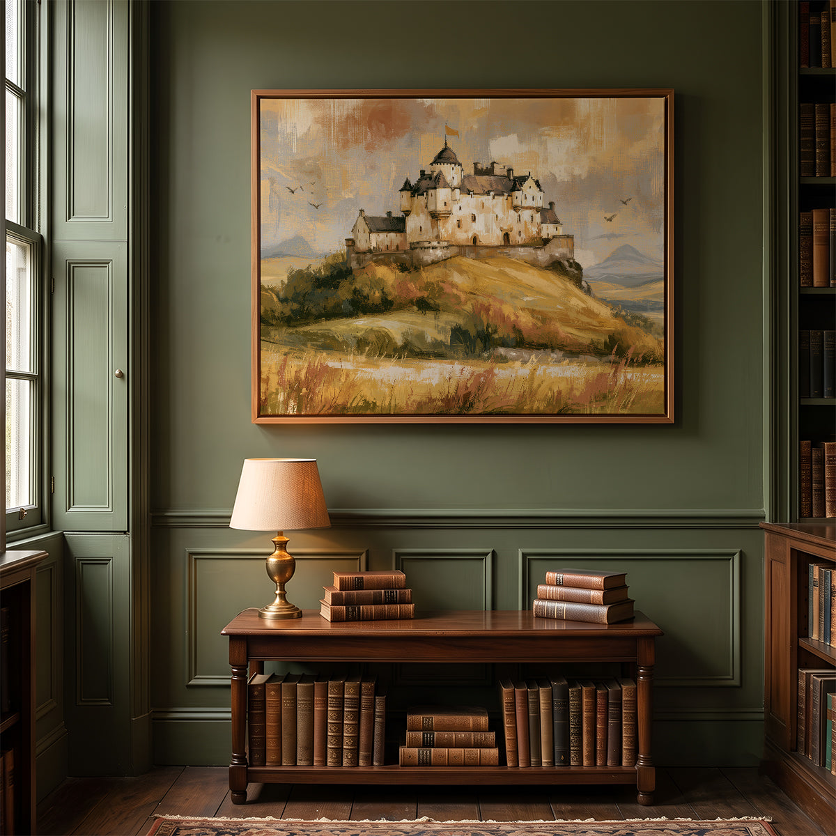 Painting in a Lifestyle Setting