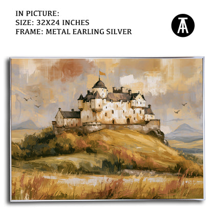 Artwork in Metal Earling Silver Frame