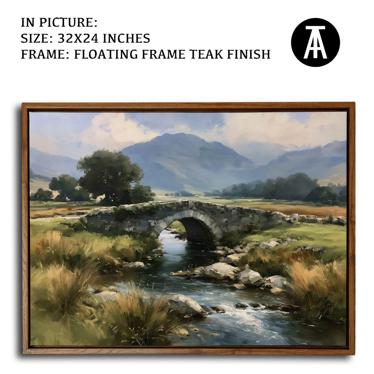 Artwork in Floating Frame