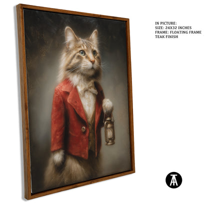 Sample Artwork in Floating Frame