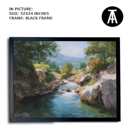 Artwork in Metal Earling Silver Frame