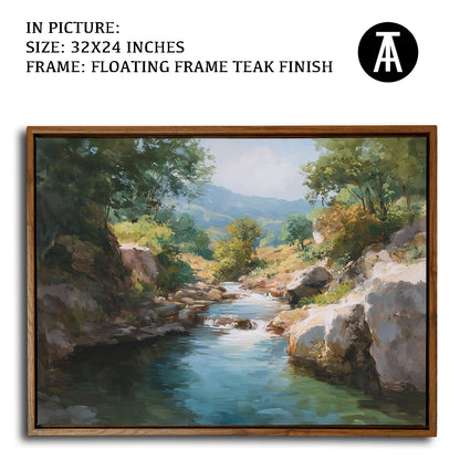 Artwork in Floating Frame