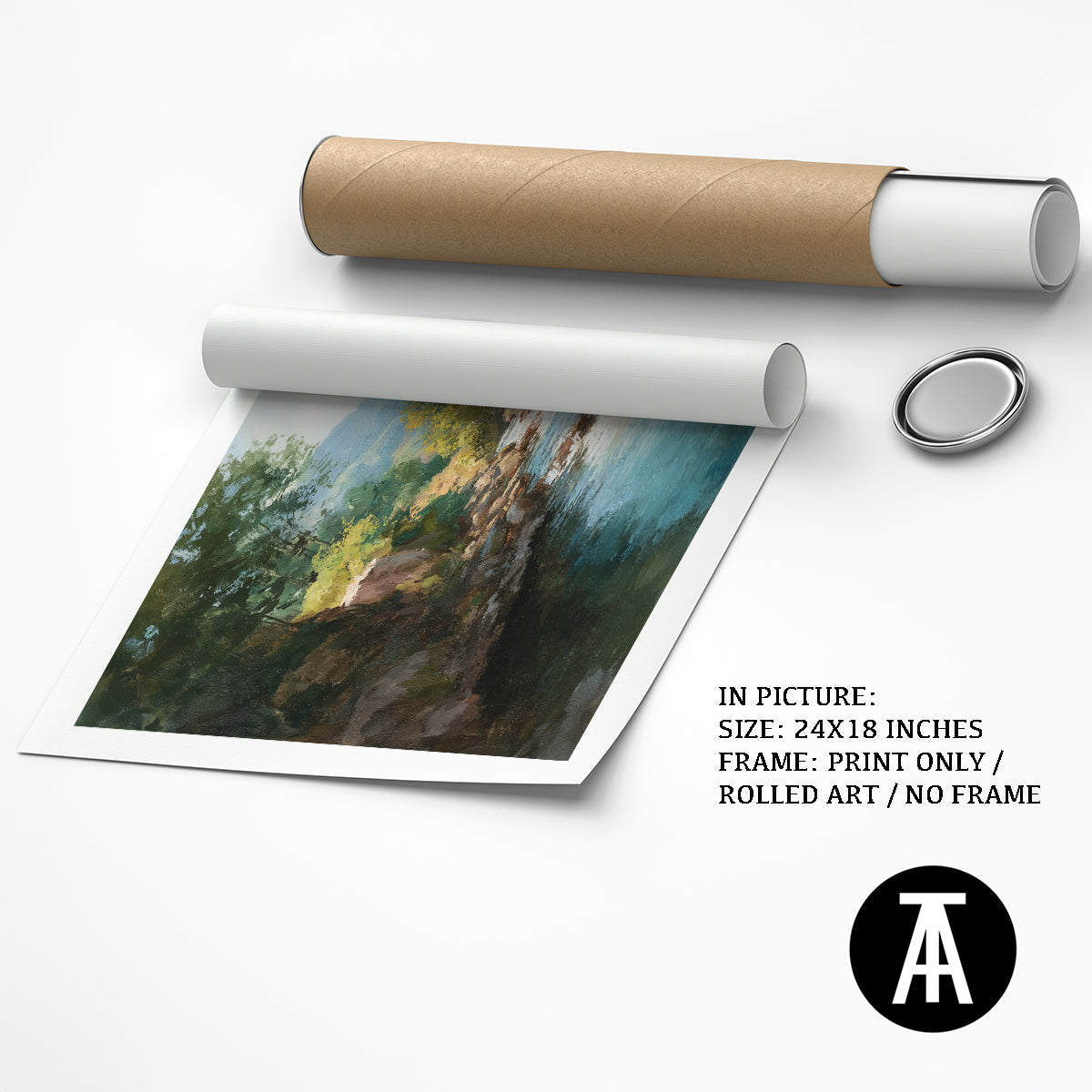 Artwork as Print Only or Rolled Art