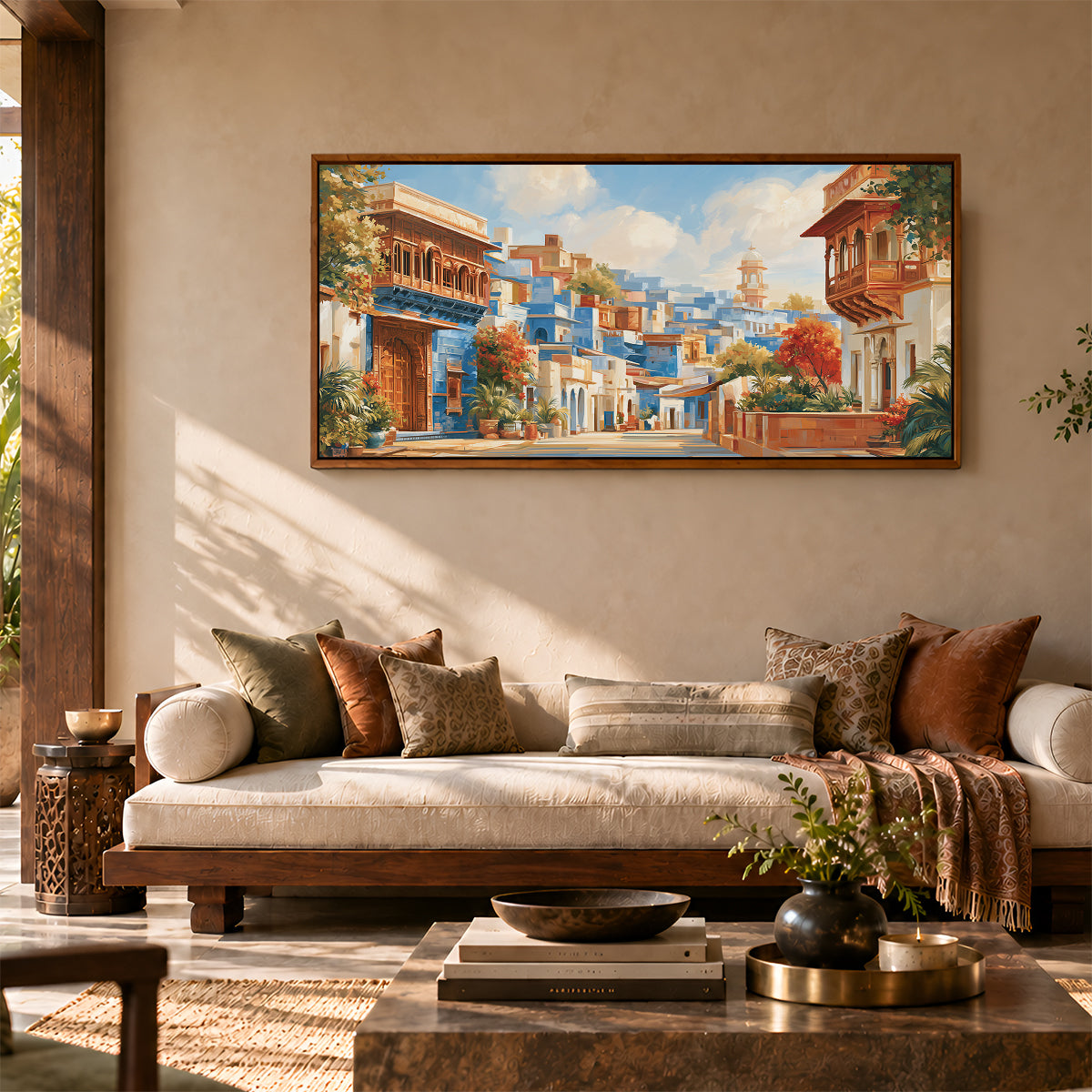 Indian Artwork in a Lifestyle Setting