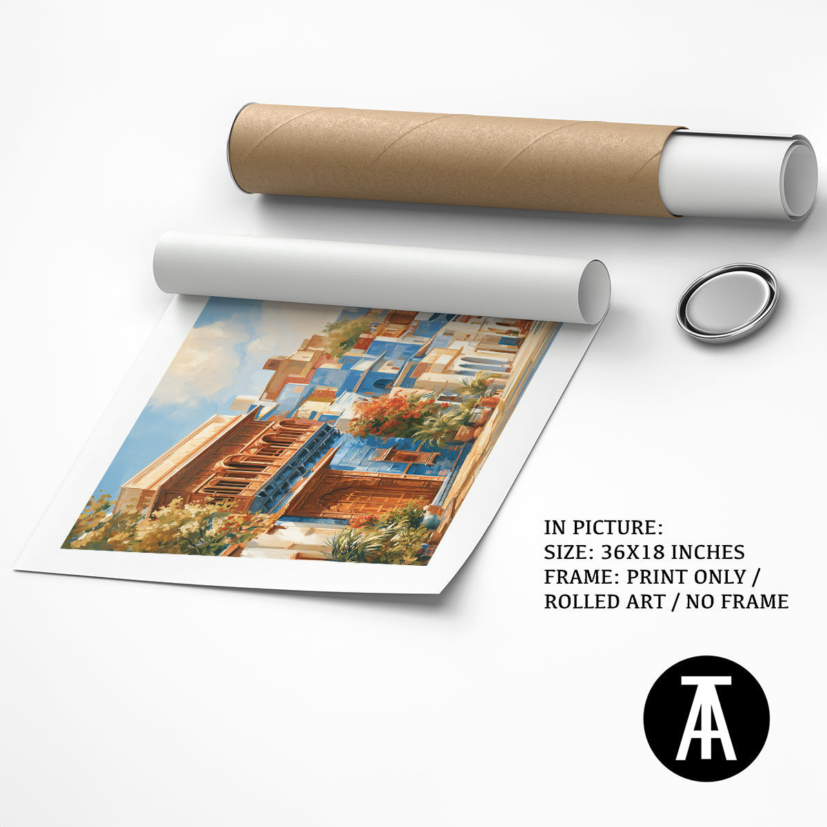 Artwork as Print Only or Rolled Art
