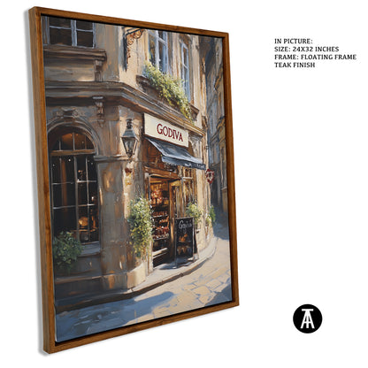 Sample Artwork in Floating Frame