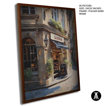 Sample Artwork in Italian Wood Framing Dark