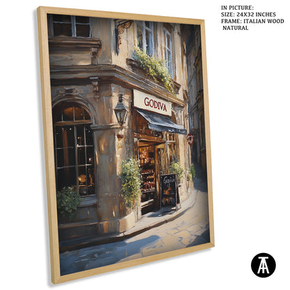 Sample Artwork in Italian Wood Framing Natural