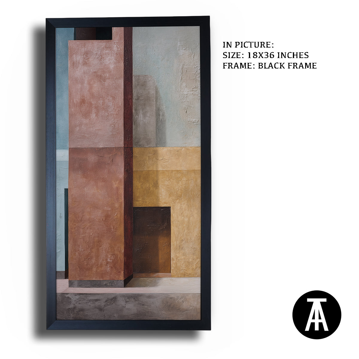 Artwork in Metal Earling Silver Frame